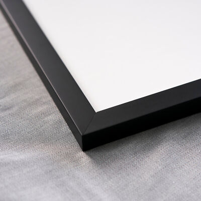 9x12 Solid Wood Picture Frame with UV Acrylic, Available in 6 Finishes