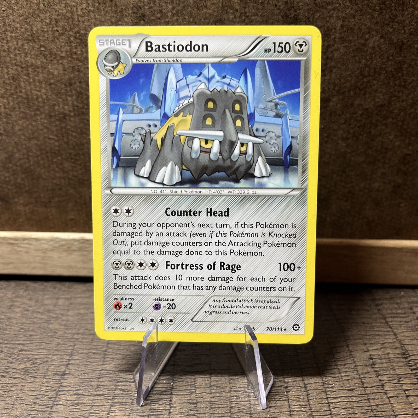 Bastiodon 70/114 - Steam Siege - Common - Pokemon Card TCG