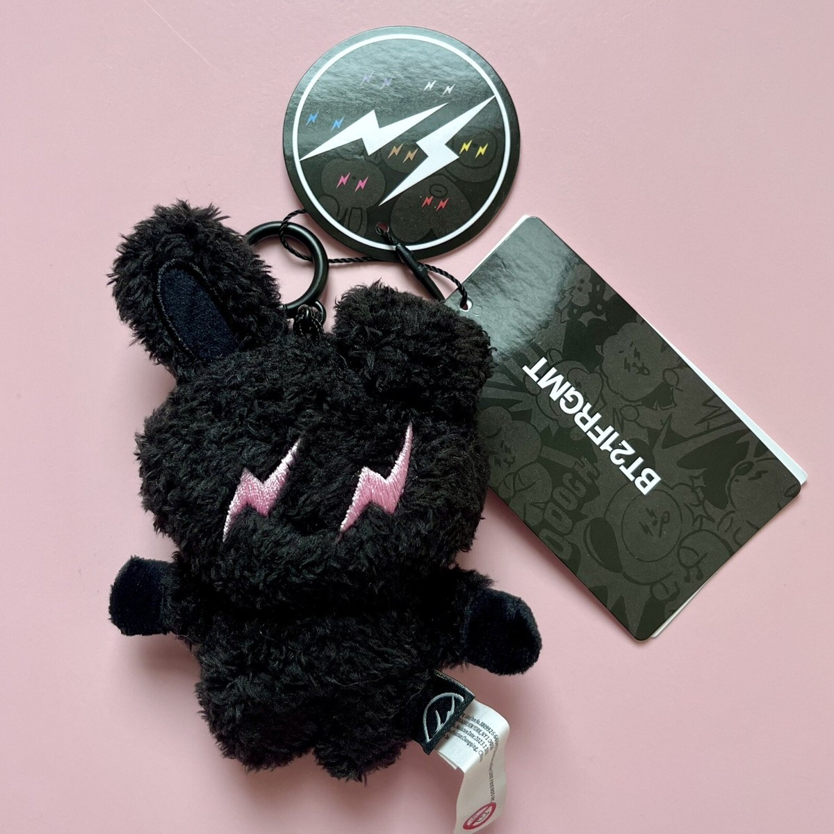 Unofficial BT21 X Fragment Cooky plush mascot keyring BTS