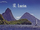 Postcard Greetings from St. Lucia "The Pitons" Caribbean MINT Unused
