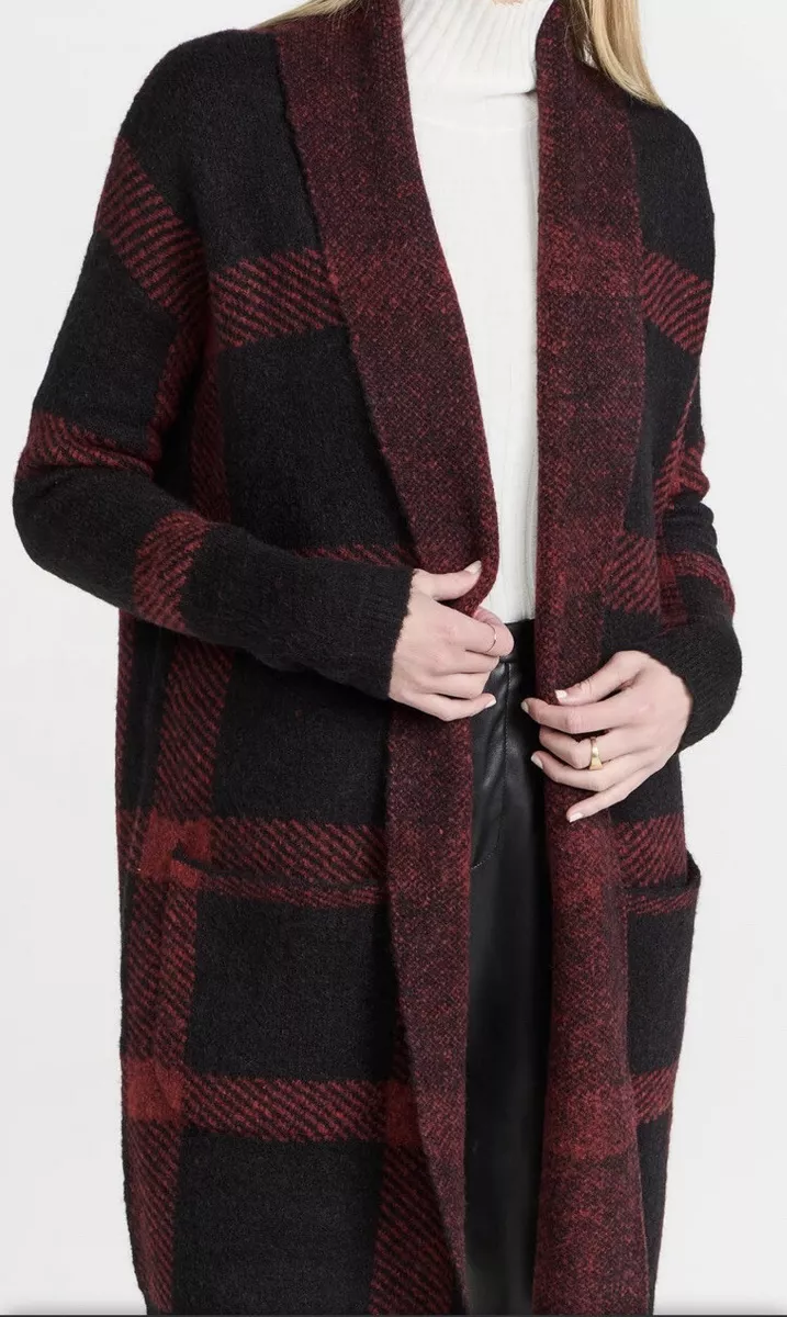 Lucky brand shop buffalo plaid cardigan