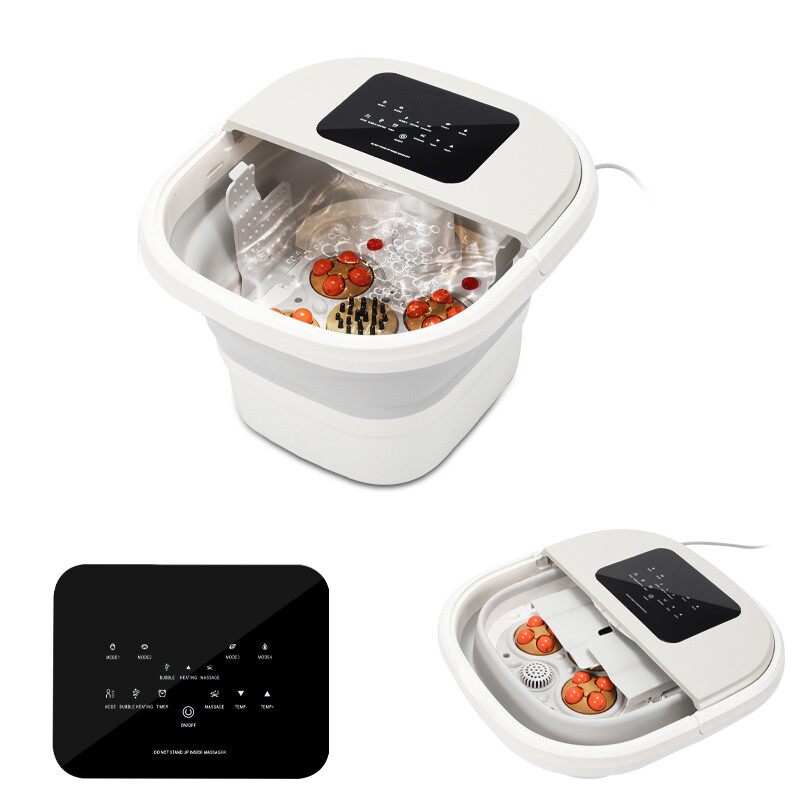 Bañera de pies masaje de pies Shiatsu baño de pies masajeador baño de pies masajeador con LCD