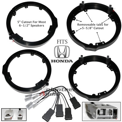 2003 honda civic door speaker size