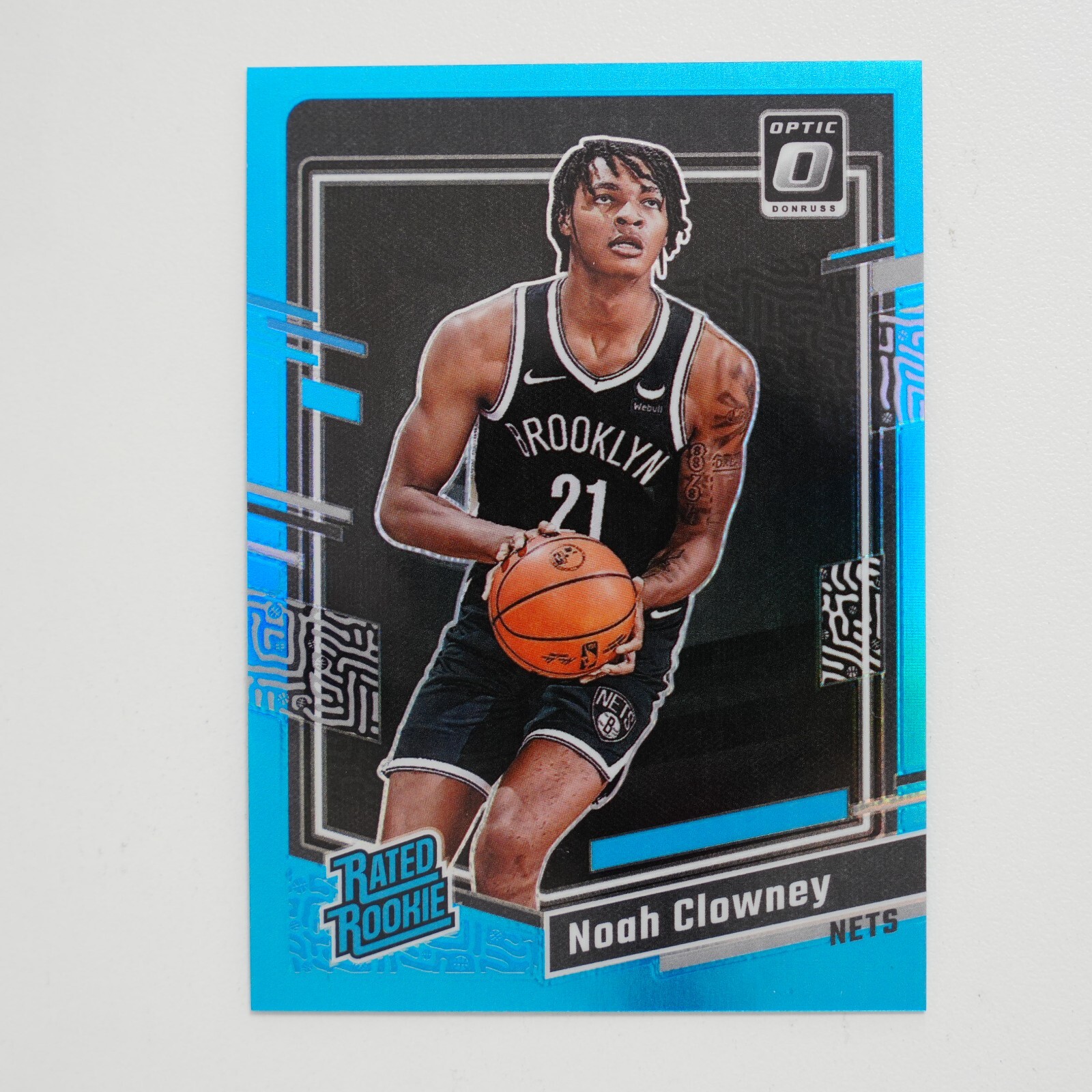 Noah Clowney 2023-24 Donruss Optic #205 Premium Rated Rookie Nets # /249