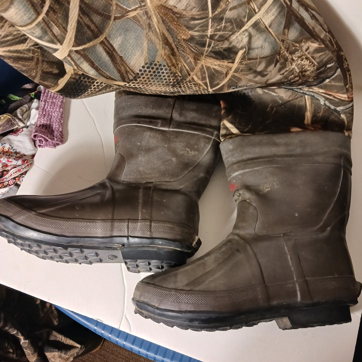 Columbia PHG Chest Waders Camo Sz9 Advantage Max 4 600 Thinsulate Ultra Lug Boot Kobuk 5mm RadialFlex™ Neoprene Max-4® Camo Chest Wader w  main image 2
