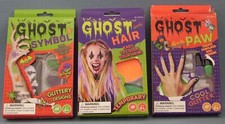 Ghost Makeup 3 Boxes Accessories Temporary Hair Coloring Stencils Nail Designs