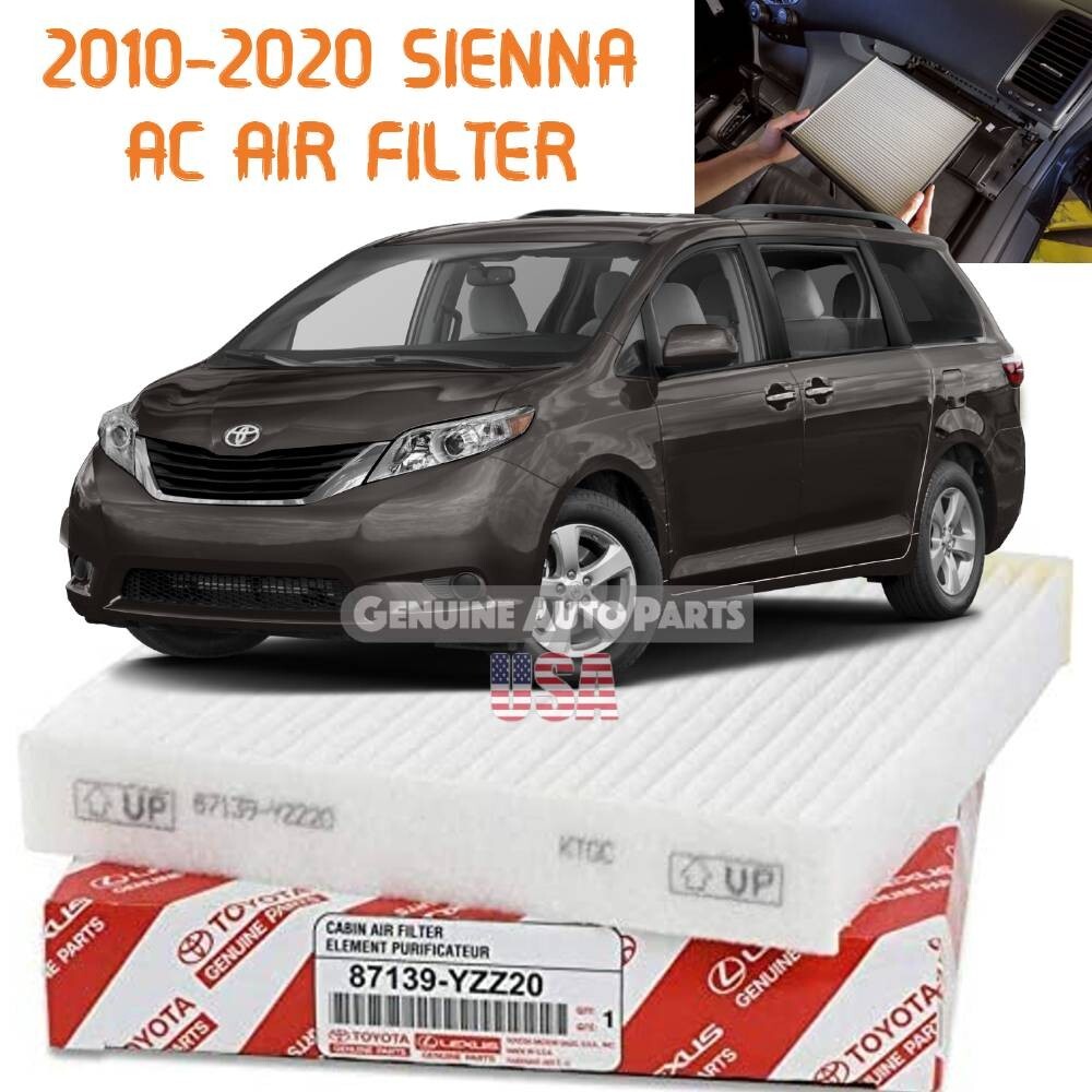 Air Filter For Toyota Sienna Details Of The 5 Videos & 62 Images