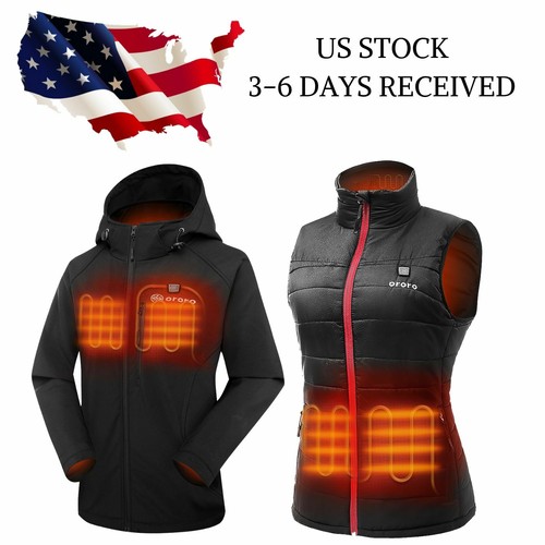 ORORO Women Heated Jacket Heated Vest 