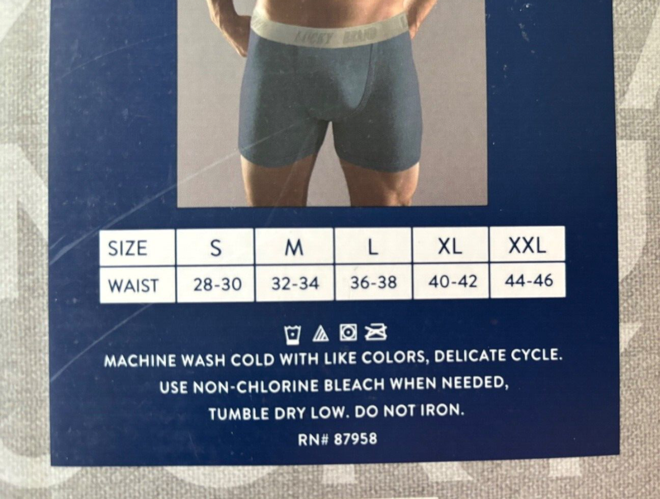 Lucky Brand Men's Boxer Briefs 3 Pack Medium Pastel color Cotton Modal