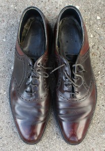 cordovan saddle oxfords