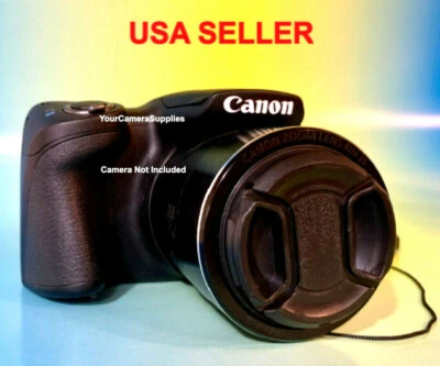 JJC LENS CAP to CAMERA CANON POWERSHOT SX420IS, SX420is, SX420 IS, SX-420IS+HOLDER