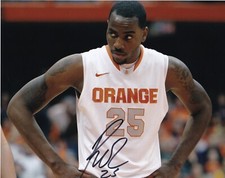 RAKEEM CHRISTMAS Signed Autograph Auto 8x10 Photo Syracuse Orange Orangemen COA