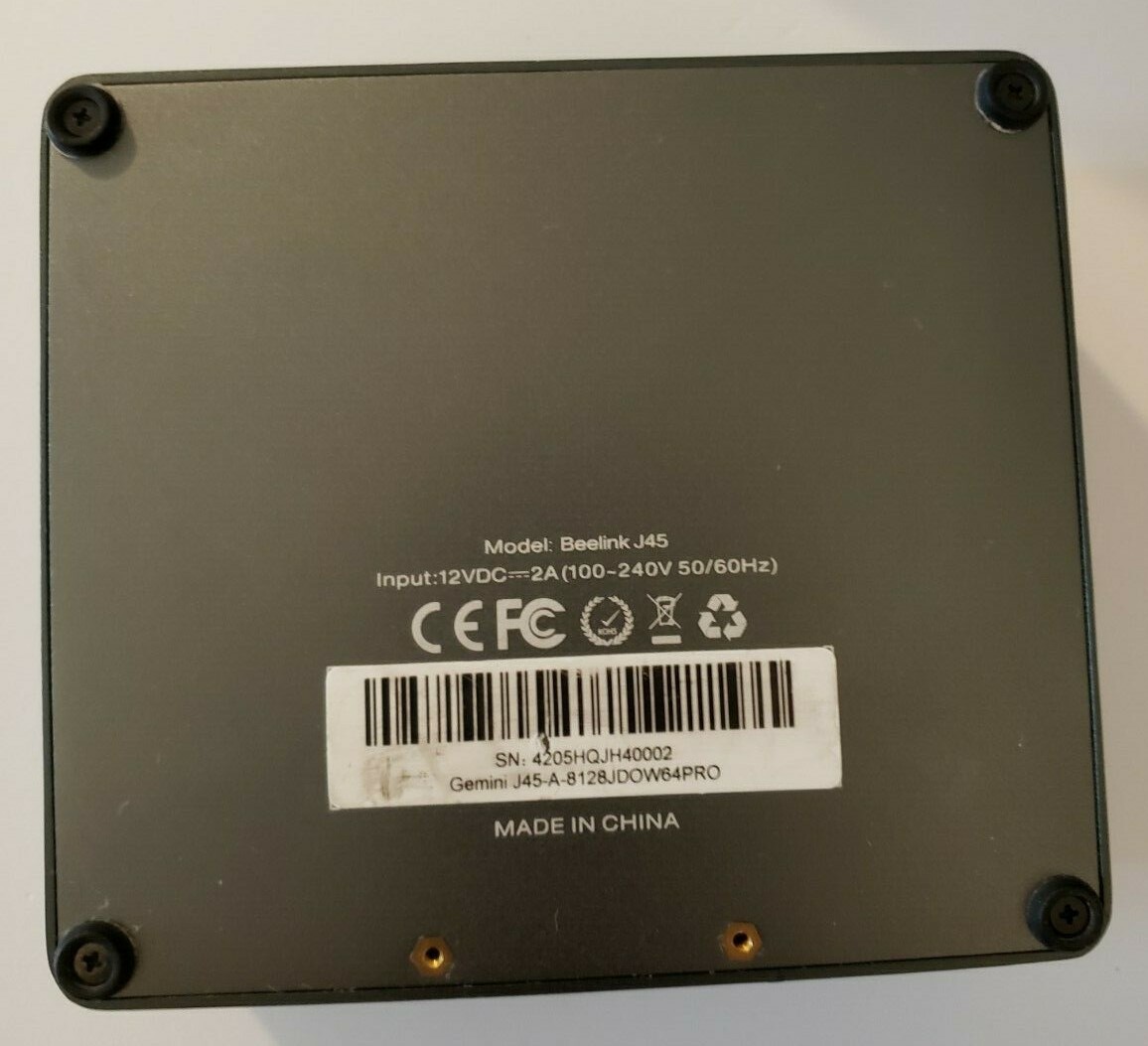 Beelink J45 Windows 10 Mini PC Computer 8GB RAM 128G SSD Intel