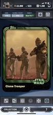 Topps Star Wars Digital Card Trader Tier 7 - Green Clone Trooper Base 1