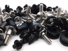 SUZUKI TL1000S Stainless screen fairing bolts rubber grommet & clip kit