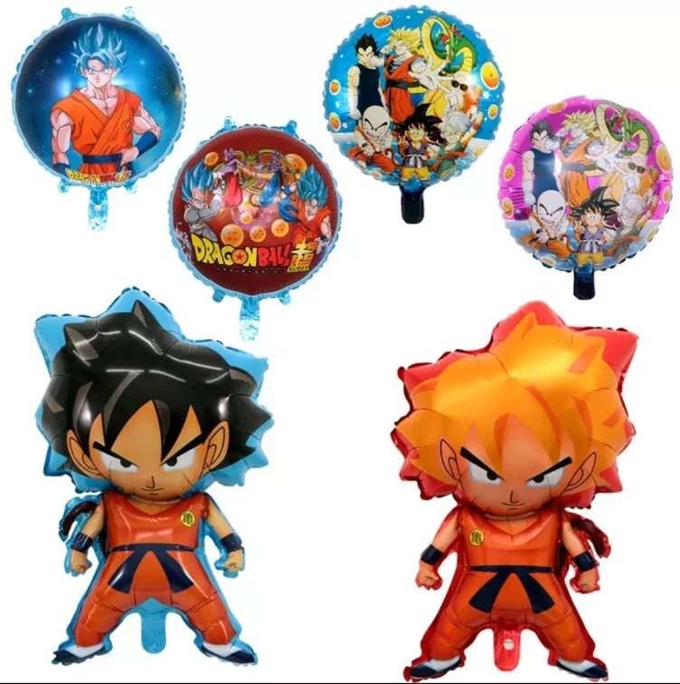 4 pc DRAGON BALL Z SUPER BIG 29'' Party Birthday GOKU HERO Helium