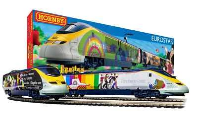 Hornby R1253 Eurostar "YELLOW SUBMARINE" The Beatles Electric Train Set DCC Rdy