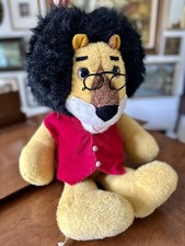 Animal Fair Inc Harris Bank 1971 Hubert The Lion 25" Stuffed Plush, Vintage 