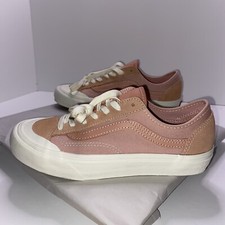 Vans Old Skool Unisex Suede Canvas Pink Sneakers Women  s 7.5 Men 6 Free Shipping
