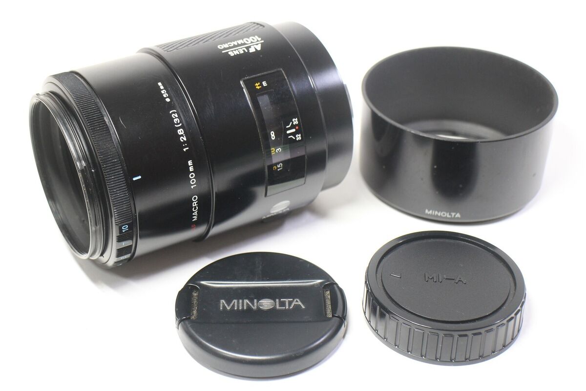 Minolta AF Macro 100mm f/2.8 Telephoto Lens for Sony Minolta A