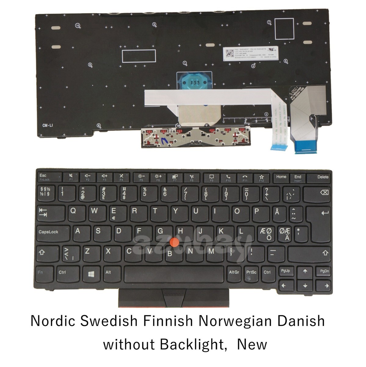 Laptop Keyboard For Lenovo ThinkPad X13 Gen 1, L13 Gen 2, L13 Yoga