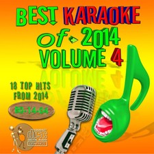 KARAOKE CD G 18 Top Hits BEST OF 2014 VOL-4 NEW IN VINYL w/Print