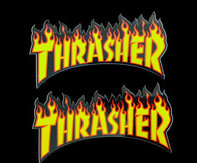 Vintage NOS 10.5''  THRASHER Magazine sticker   Skateboard sticker