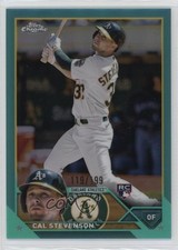 2023 Topps Chrome Aqua Refractor 119/199 Cal Stevenson #199 10ow