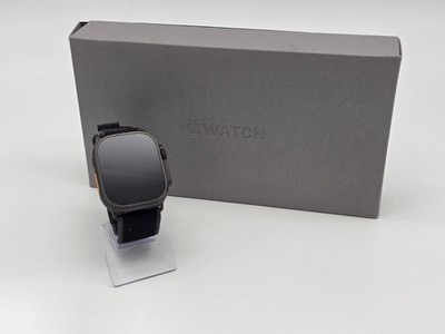 Apple Watch Ultra 2 49mm Black Titan mit Trail Loop - Schwarz M/L - OVP - TOP!