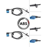 2X Sensor FüR Raddrehzahl A.B.S. 31457 2 Sensor Raddrehzahl Links Rechts