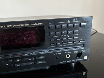 RARE Sony CDP-C90ES 10 Disc Magazine Type Automatic Compact Disc CD Player Works