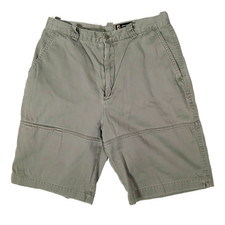 Eddie Bauer Skykomish Trail Shorts Women's Size 12 31W 10L Green Vintage 90s