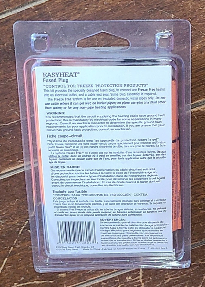 Sistema de calefacción de tubería fácil sin congelación de calor con luz indicadora de potencia #10802 Foto 2 de 2