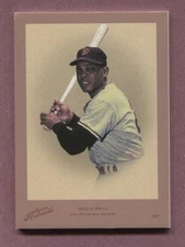 2005 Bragan Youth Foundation Lifetime Achievement Gala Card of Willie Mays HOF