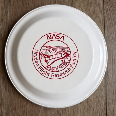 NASA Dryden Flight Research Facility Shuttle Frisbee / Sticker Flying Disc