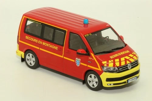 ODEON, VOLKSWAGEN T6 Pompier SDIS Ajaccio Limitée à 504 ex., échelle 1/43, OD...