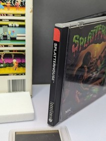 Splatterhouse - Turbo Grafx 16 - CIB with cardboard box and manual