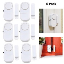 6 Security Window Door Alarms DIY Home Burglar Alert