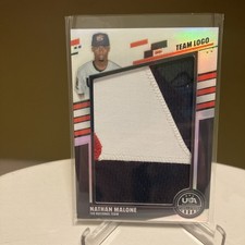 2026 Panini Prizm Stars Stripes Nathan Malone Team Logo Jumbo Patch /12