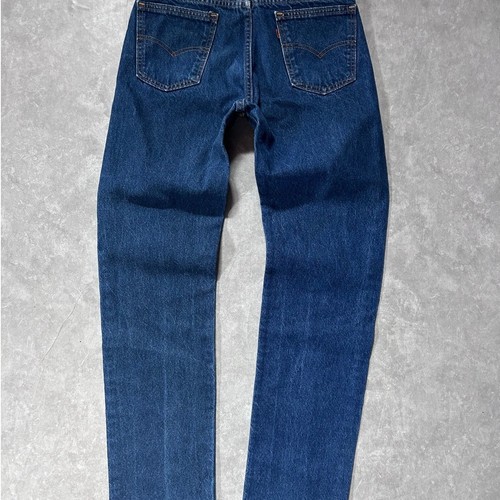 90s Vintage Levi 505 Orange Tab Dark Wash Jeans 33 x 33