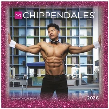 Carousel Calendars,  Chippendales 2026 Mini Wall Calendar, 12'' X 7'', 16-Month
