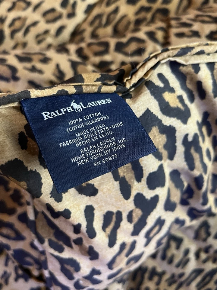 Edredón doble Ralph Lauren Aragón estampado animal/guepardo Foto 4 de 4