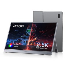 Arzopa 16.1 180Hz 2.5K Portable Monitor 2560X1440 Qhd 107 Srgb Kickstand