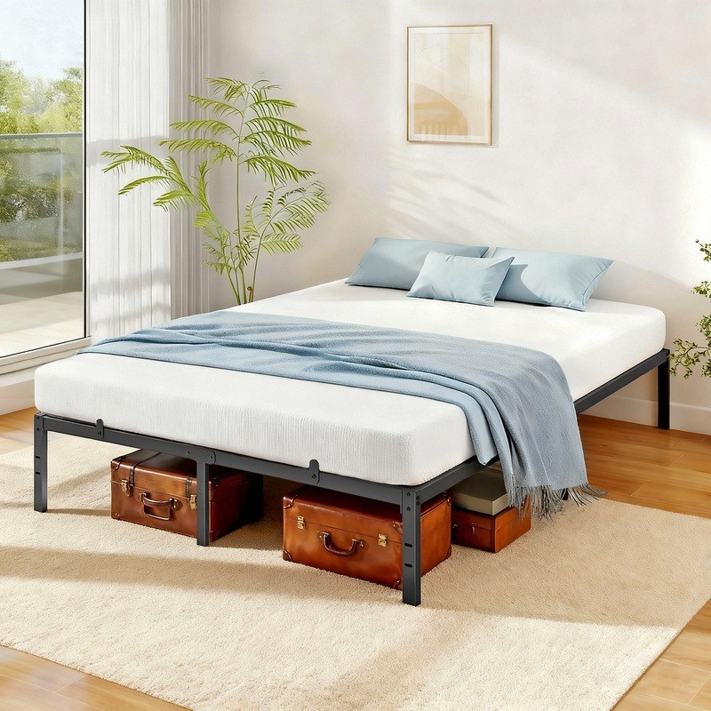 Lit double 160x200 avec sommier pour transformer votre chambre en un cocon ordonné