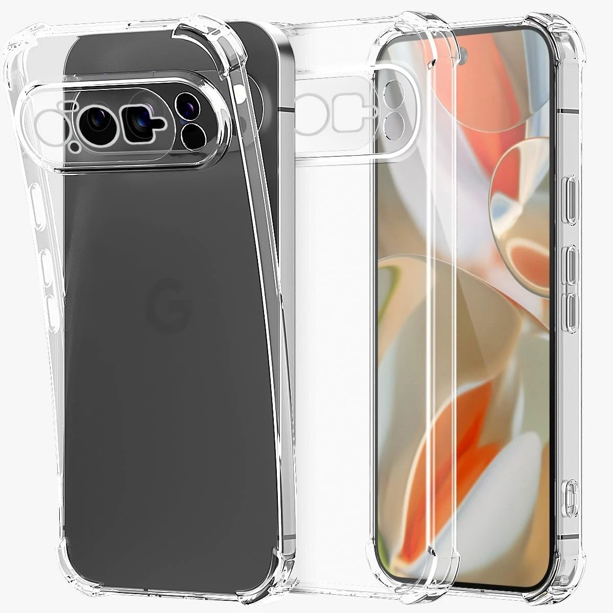 For Google Pixel 9A 7A 8A 6A 4A 5 8 7 6 9 10 Pro XL Case Shockproof Clear Cover - Picture 1 of 34