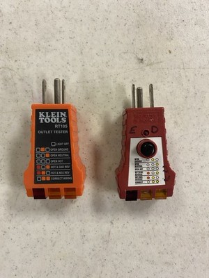 Klein Receptacle Tester, And Generic Tester, Sold As Set/Bundle