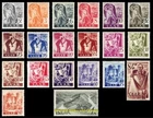 EBS Germany 1947 French Zone Saar - Jobs & Views "Saar I"  Michel 206-225 MNH**