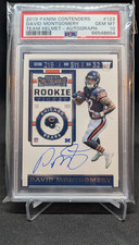 2019 Panini Contenders Dave Montgomery Team Helmet Auto Psa 10