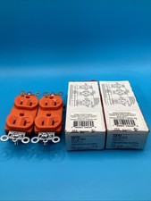Pass Seymour IG5362 Isolated Ground 20A Receptacle Orange (set Of 2) NOB