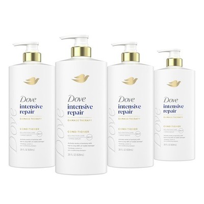 Dove Conditioner 4 Pack Intensive Repair For Damaged Hair Bio-Protein Care